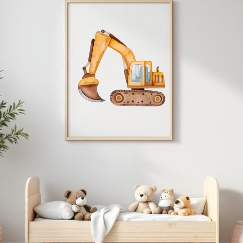 Buegelbild Bagger